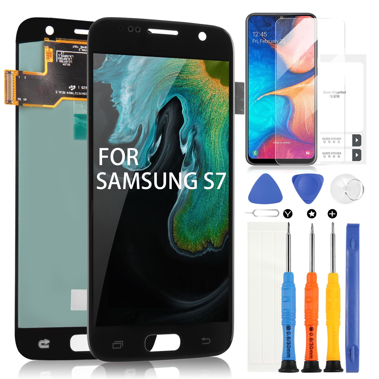 ARSSLY OLED LCD per Samsung Galaxy S7 G930 - Display Digitizer