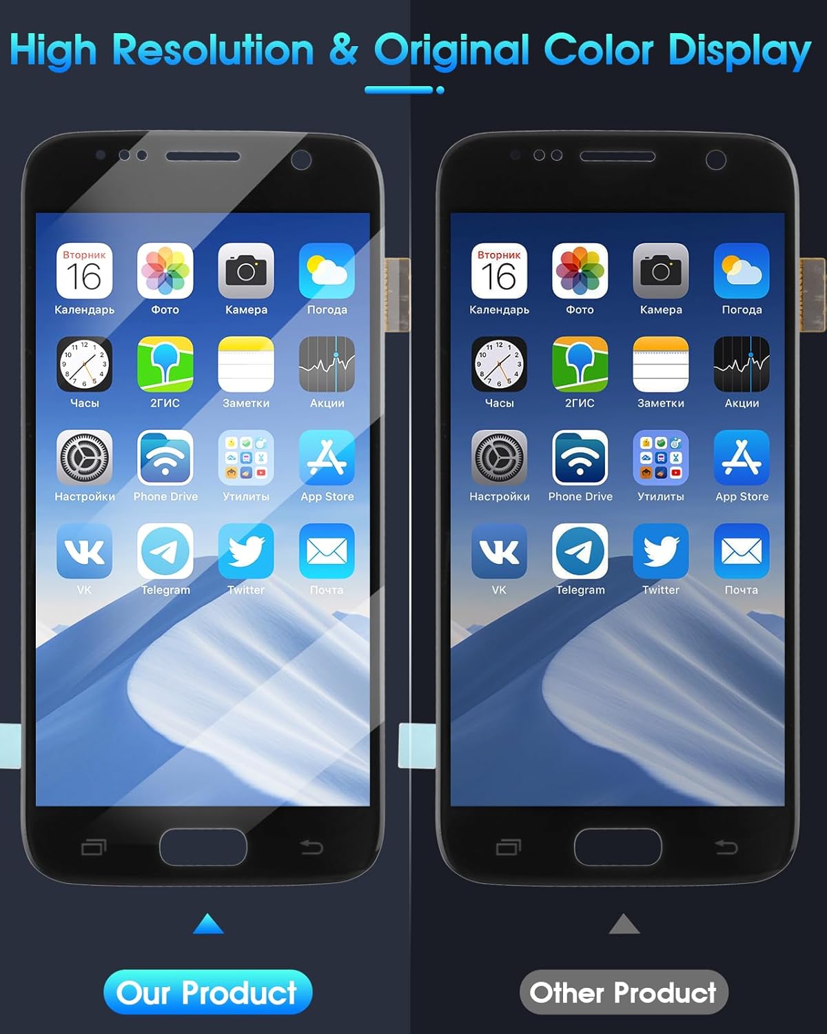 ARSSLY OLED LCD per Samsung Galaxy S7 G930 - Display Digitizer - immagine 4