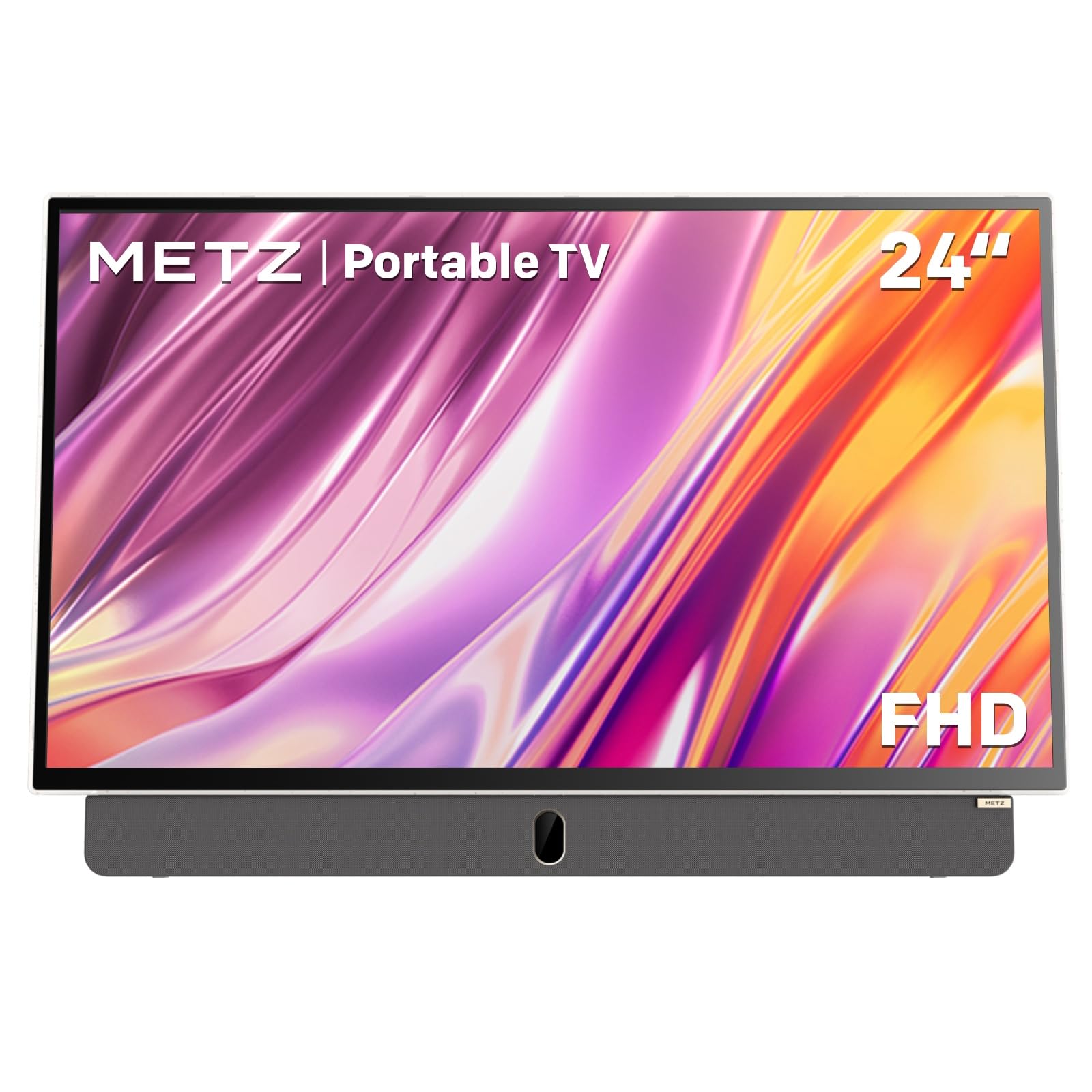 Metz Monitor Portatile MPE7002Z 24” FHD Smart, Grigio