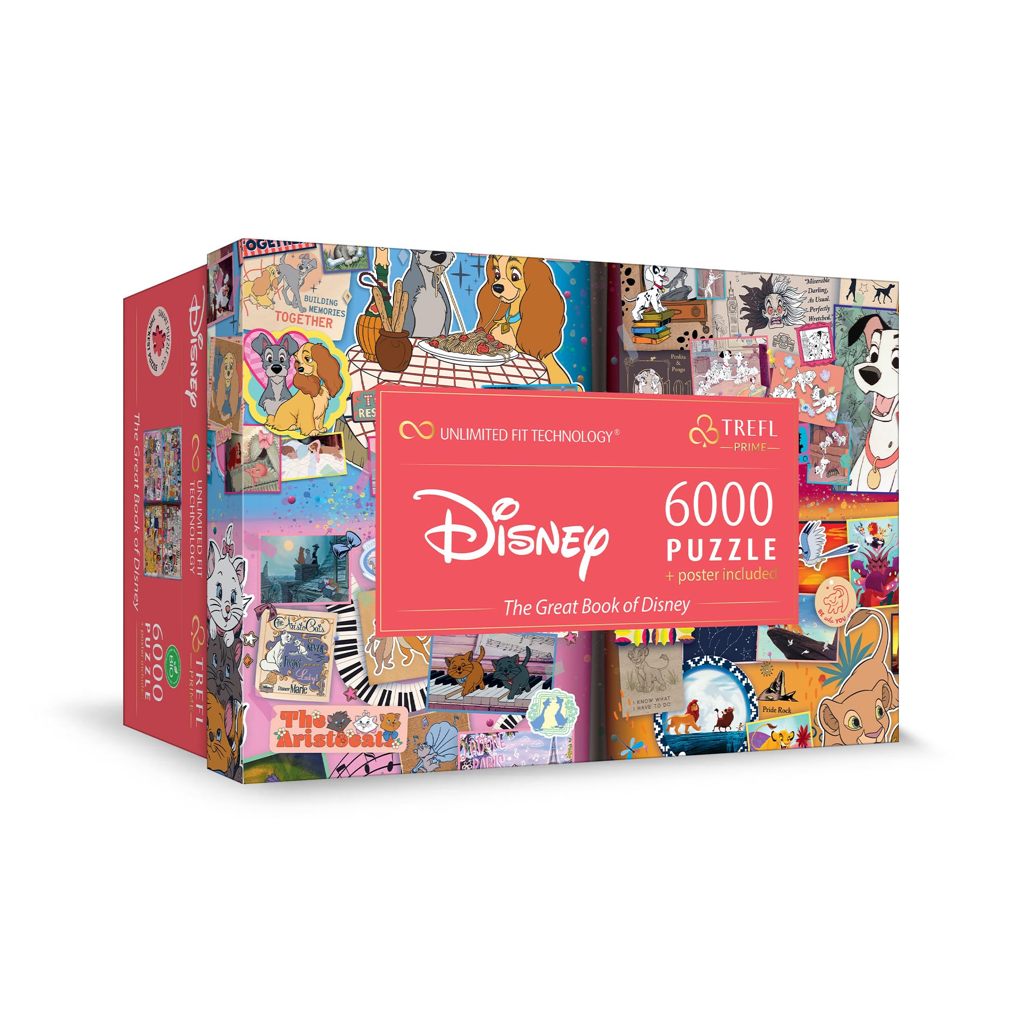 Trefl Prime UFT: Disney, The Great Book of Disney 6000 Pezzi