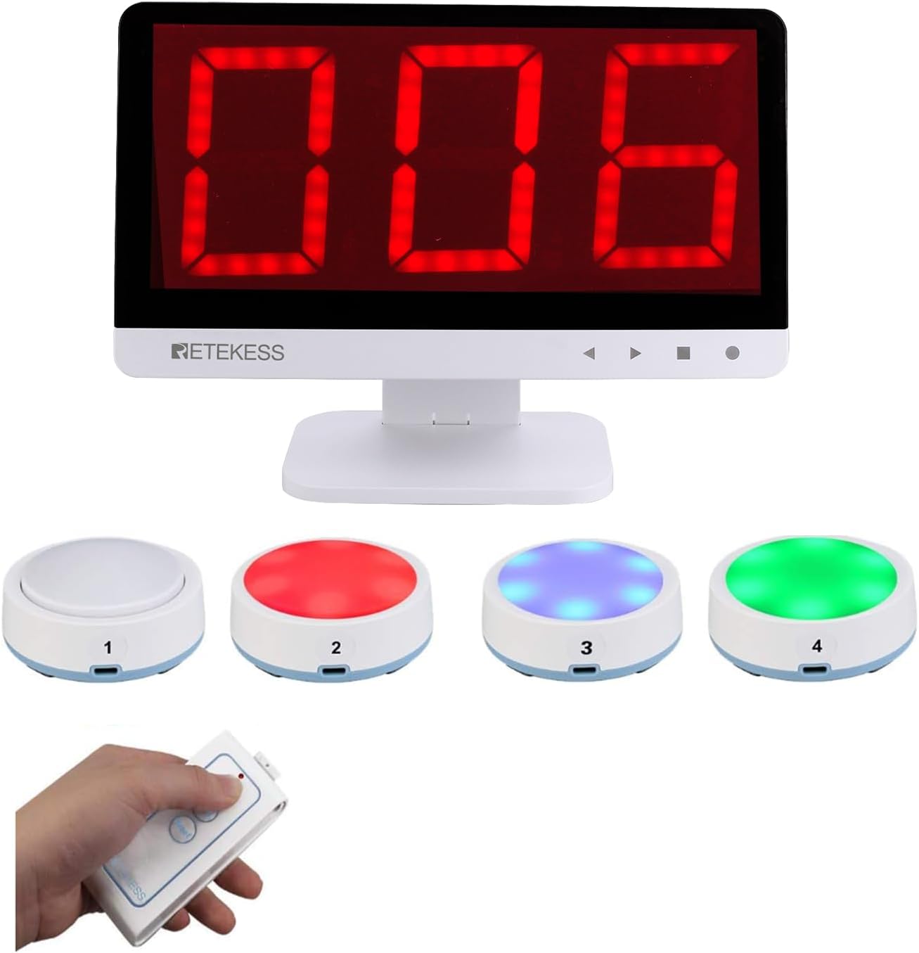 Retekess TM101 Sistema Cicalini di Risposta Wireless - immagine 1