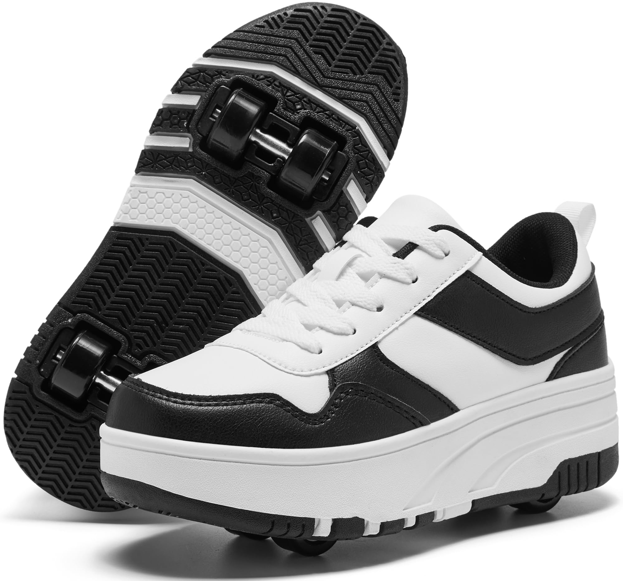 Scarpe da skate per bambini, ragazze, ragazzi, staccabili, alla moda, con ruote