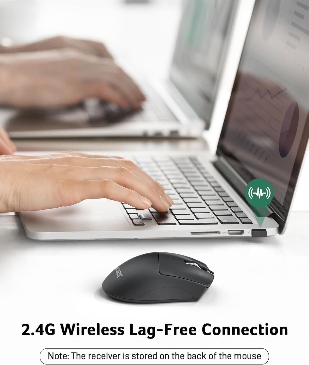 Acer Mouse Wireless Ergonomico 1200 DPI - immagine 4