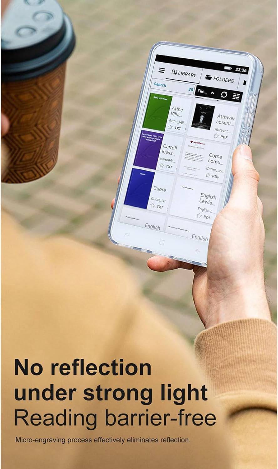 Zunate E-Book Reader 5" HD Touch Screen - immagine 2