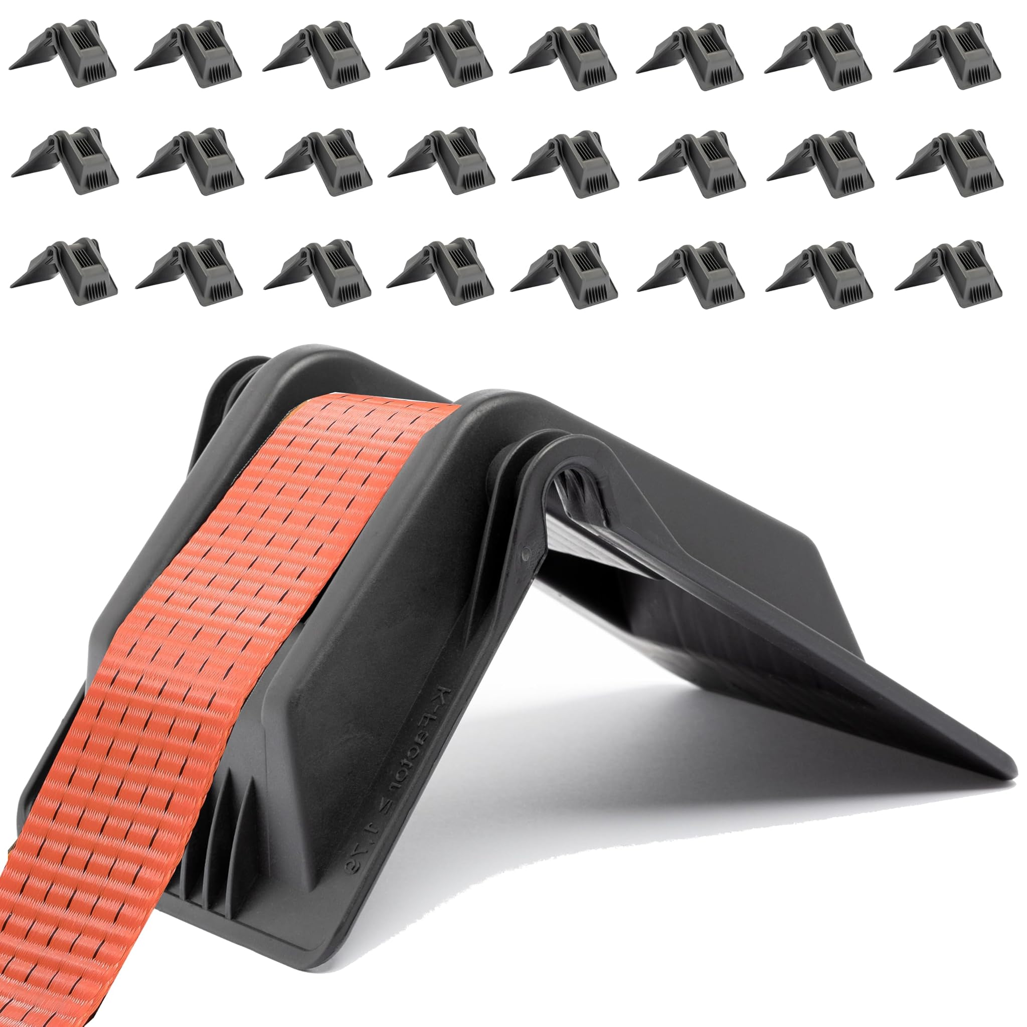 Angolari in Plastica per Cinghie Fermacarico 24 pezzi