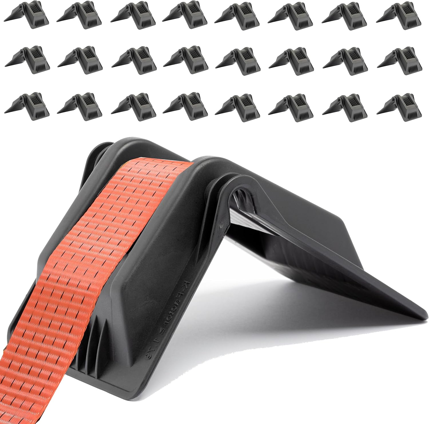 Angolari in Plastica per Cinghie Fermacarico 24 pezzi - immagine 1