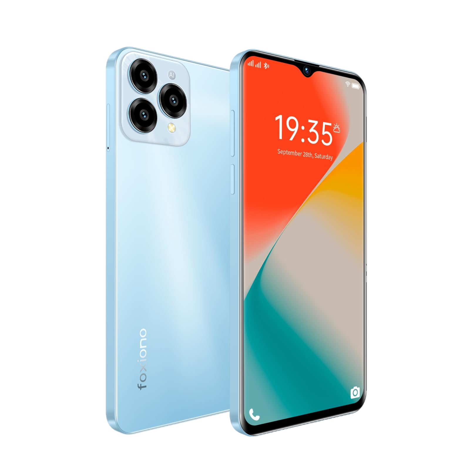 Fine Life Pro Smartphone 4G-LTE Android 11, 6,52 pollici, Blue