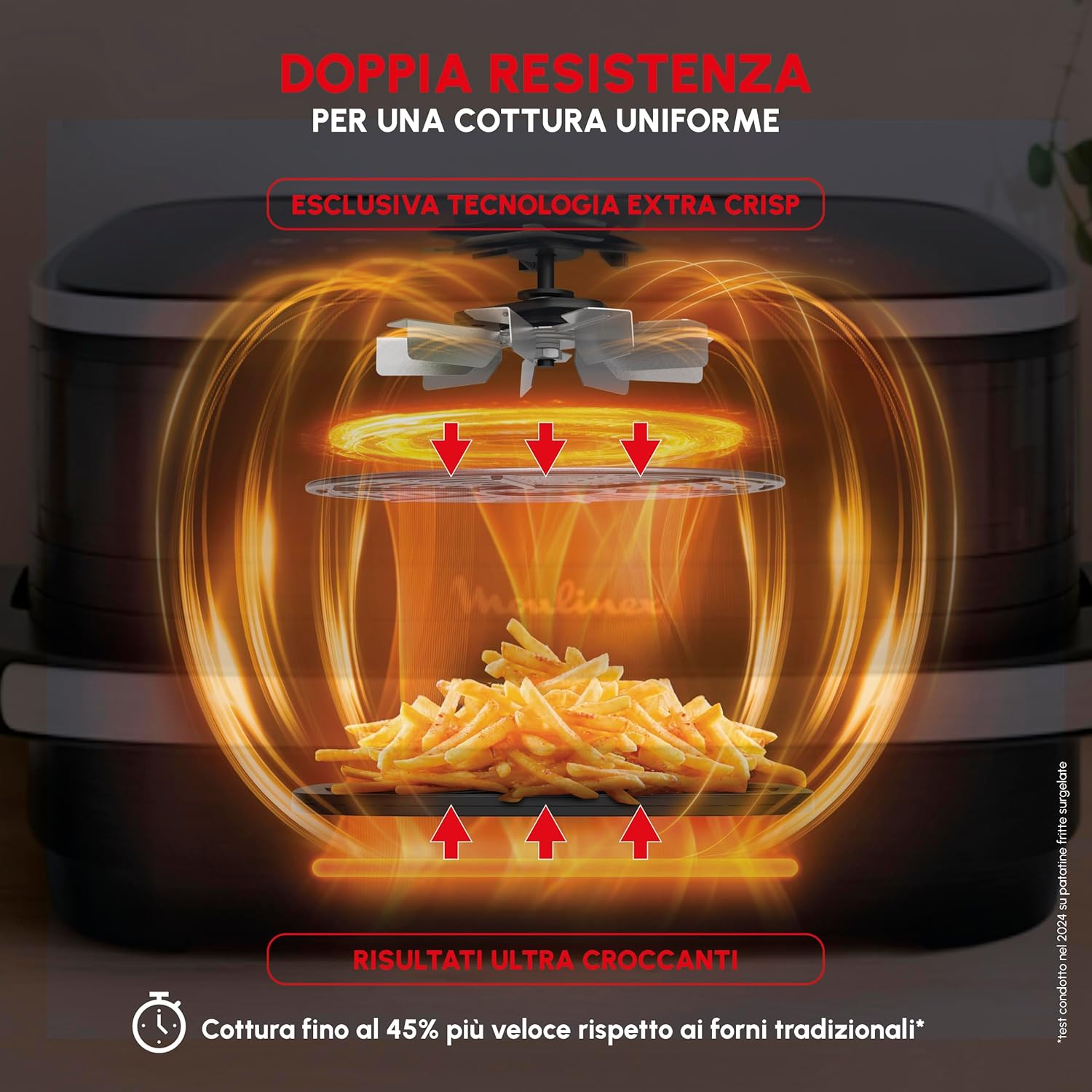 Moulinex Easy Fry XL Surface - Friggitrice ad Aria XL - immagine 3