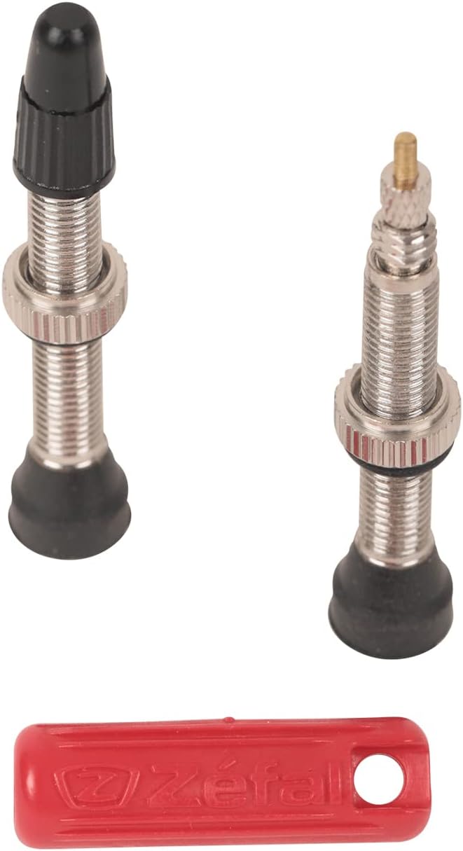 Zefal Valvole Tubeless Presta 45mm, Nero (Set 2) - immagine 2