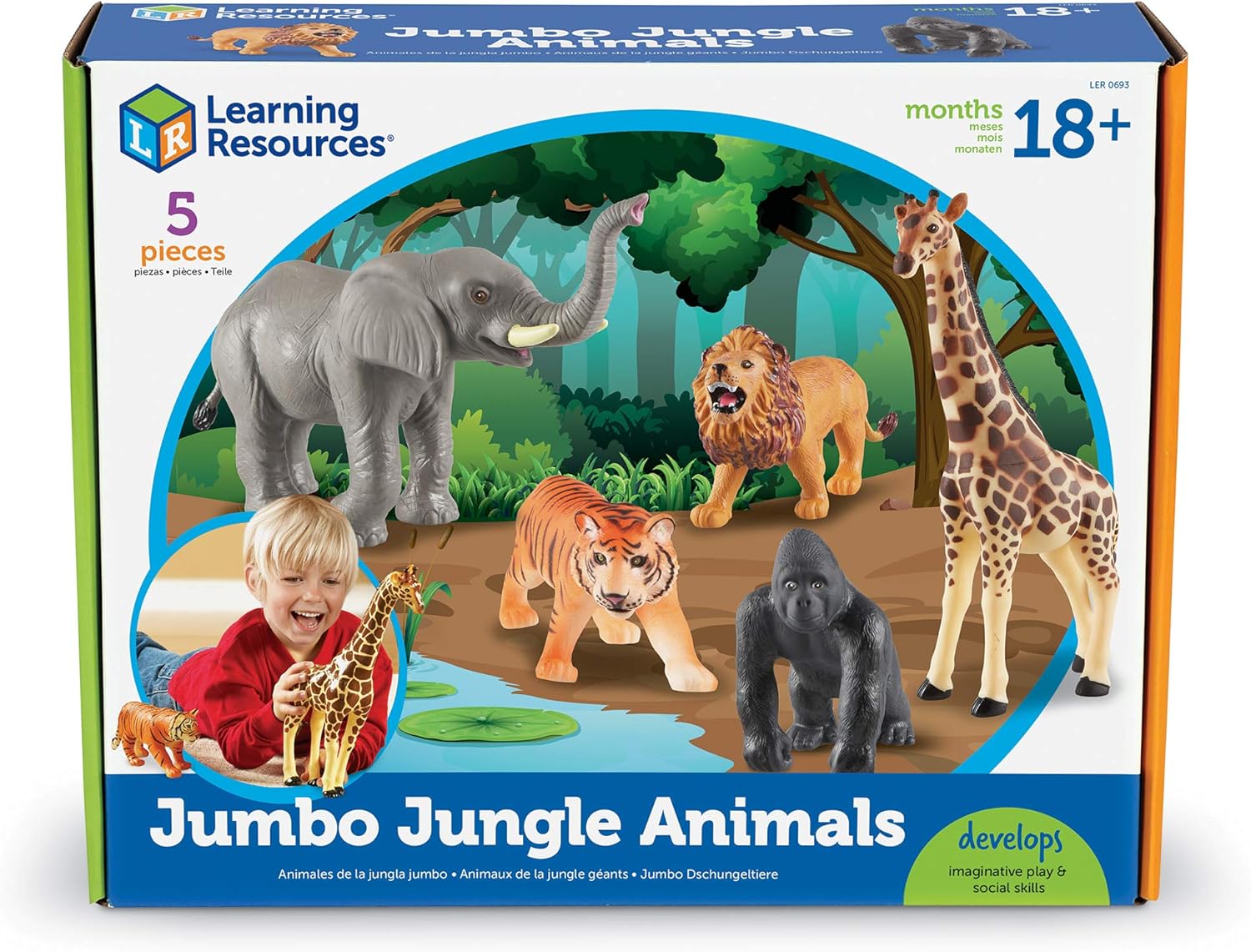 Learning Resources Animali della giungla jumbo - immagine 5