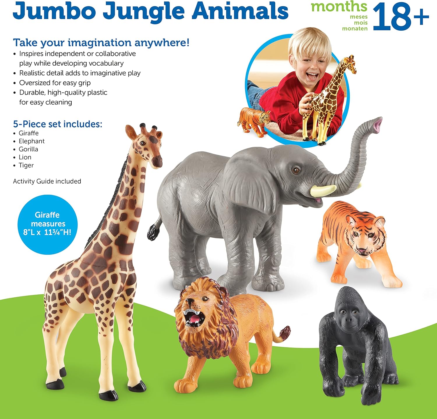 Learning Resources Animali della giungla jumbo - immagine 6