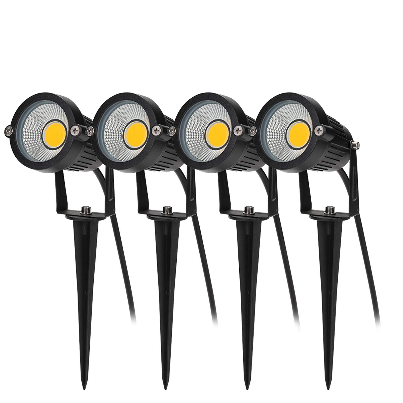 Bloomwin Faretto da Giardino COB LED 5W IP65 (4 pz)