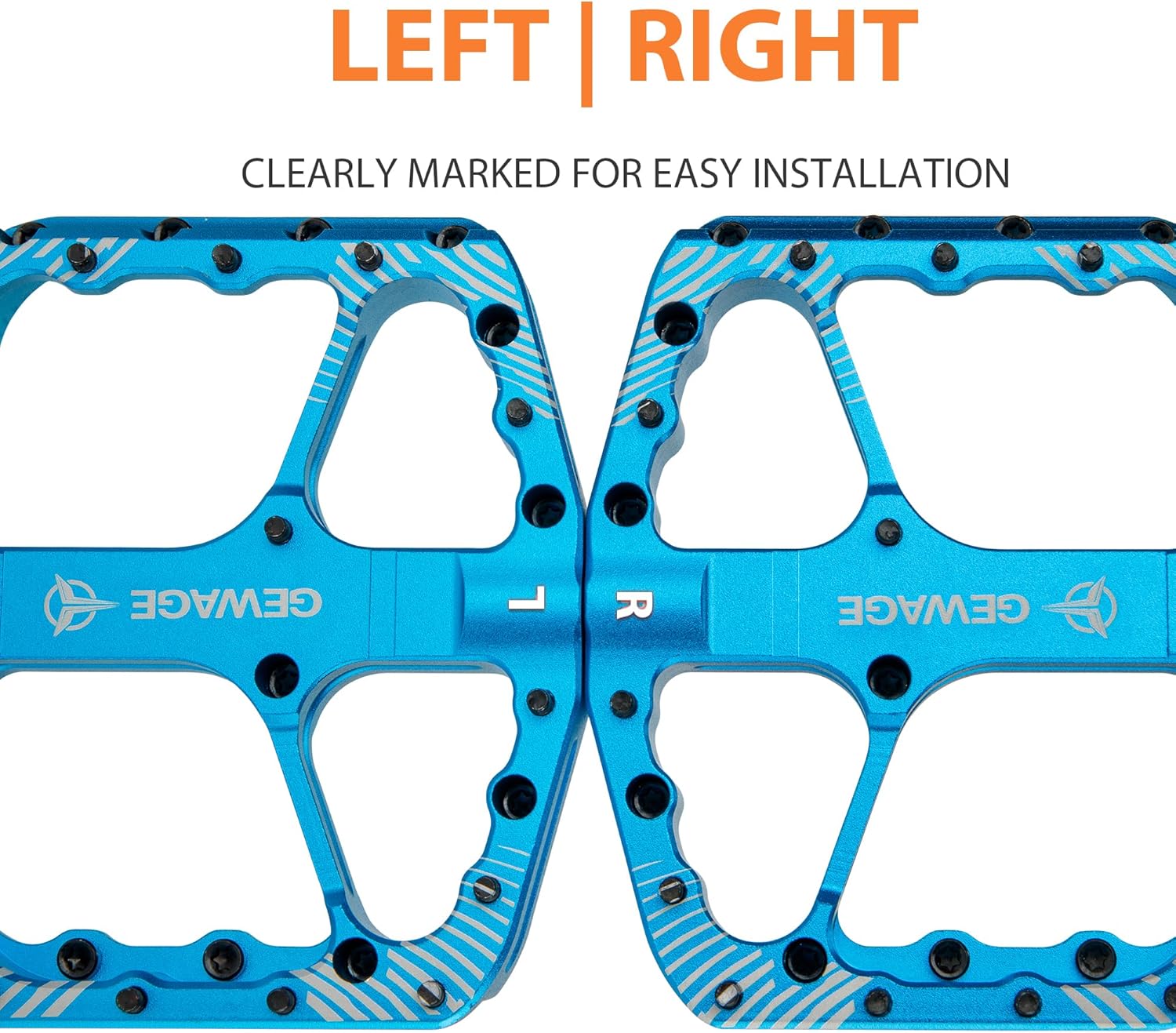 Gewage Set Pedali MTB CNC in Alluminio - immagine 6