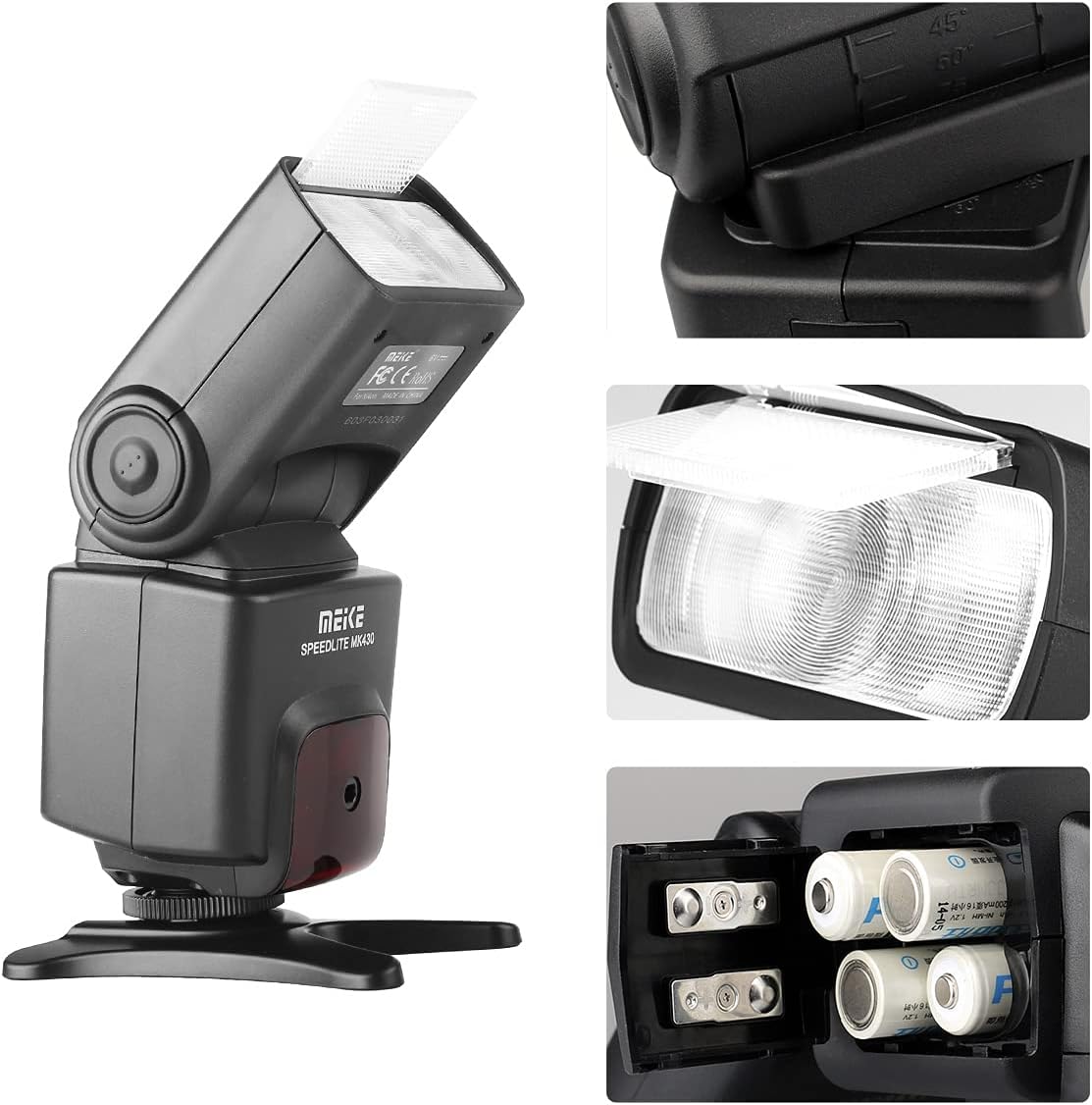 Meike MK430 E-TTL Speedlite Flash Shoe Mount - immagine 2