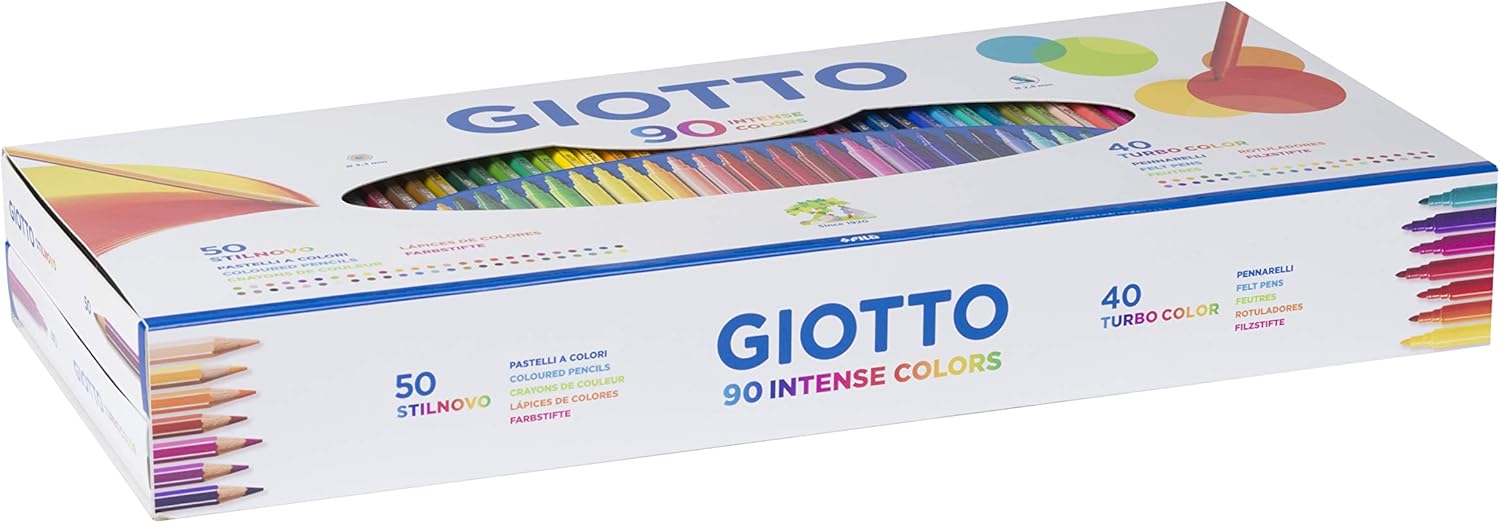 Giotto Stilnovo & Turbo Color - Box 50 Matite e Pennarelli - immagine 3