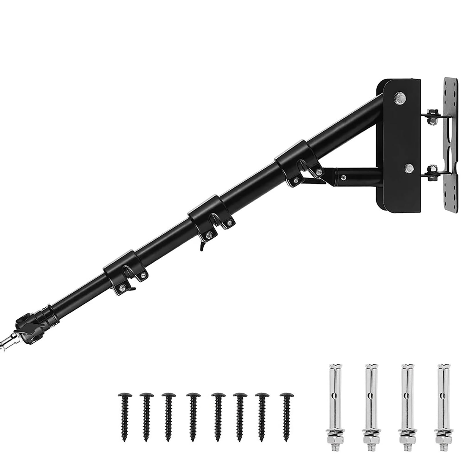 NEWFUN Braccio Triangolare a Parete Flessibile 75-130CM