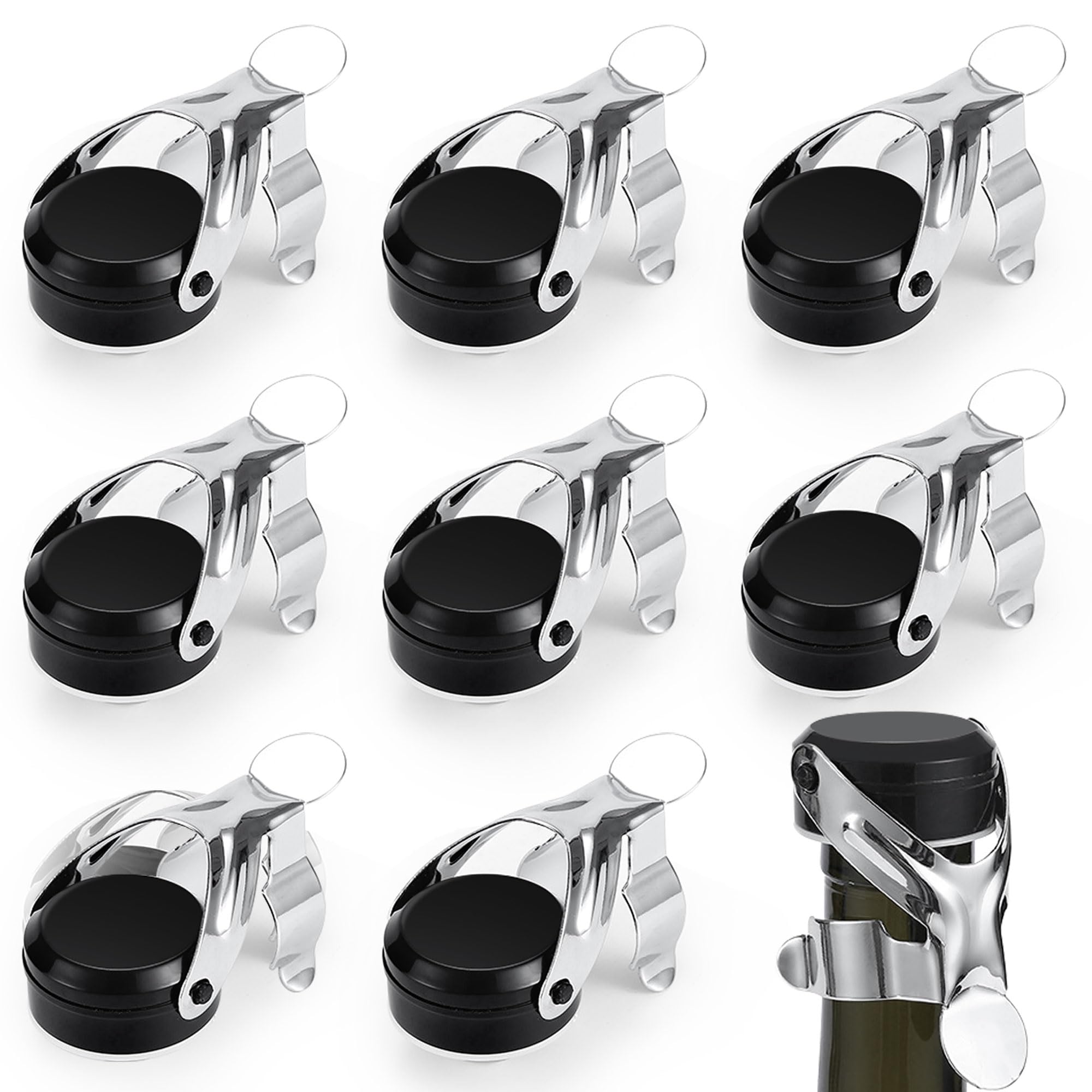 Gimars 8 Tappi per Bottiglie Vino Spumante