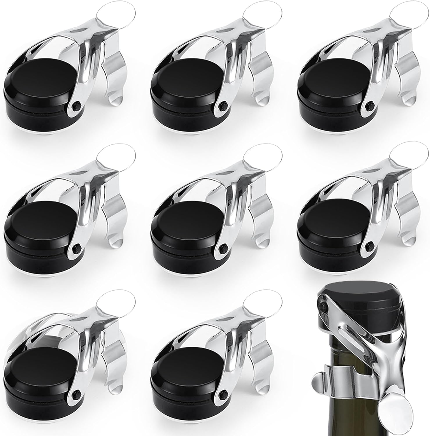 Gimars 8 Tappi per Bottiglie Vino Spumante - immagine 1