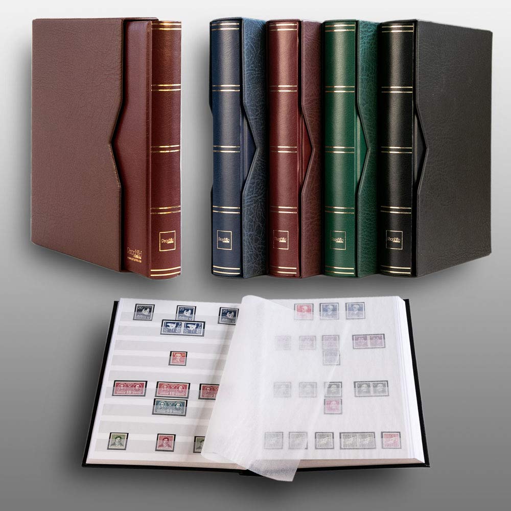 Prophila Leuchtturm classificatori 60 Pagina Bianco con Cofanetto Rosso