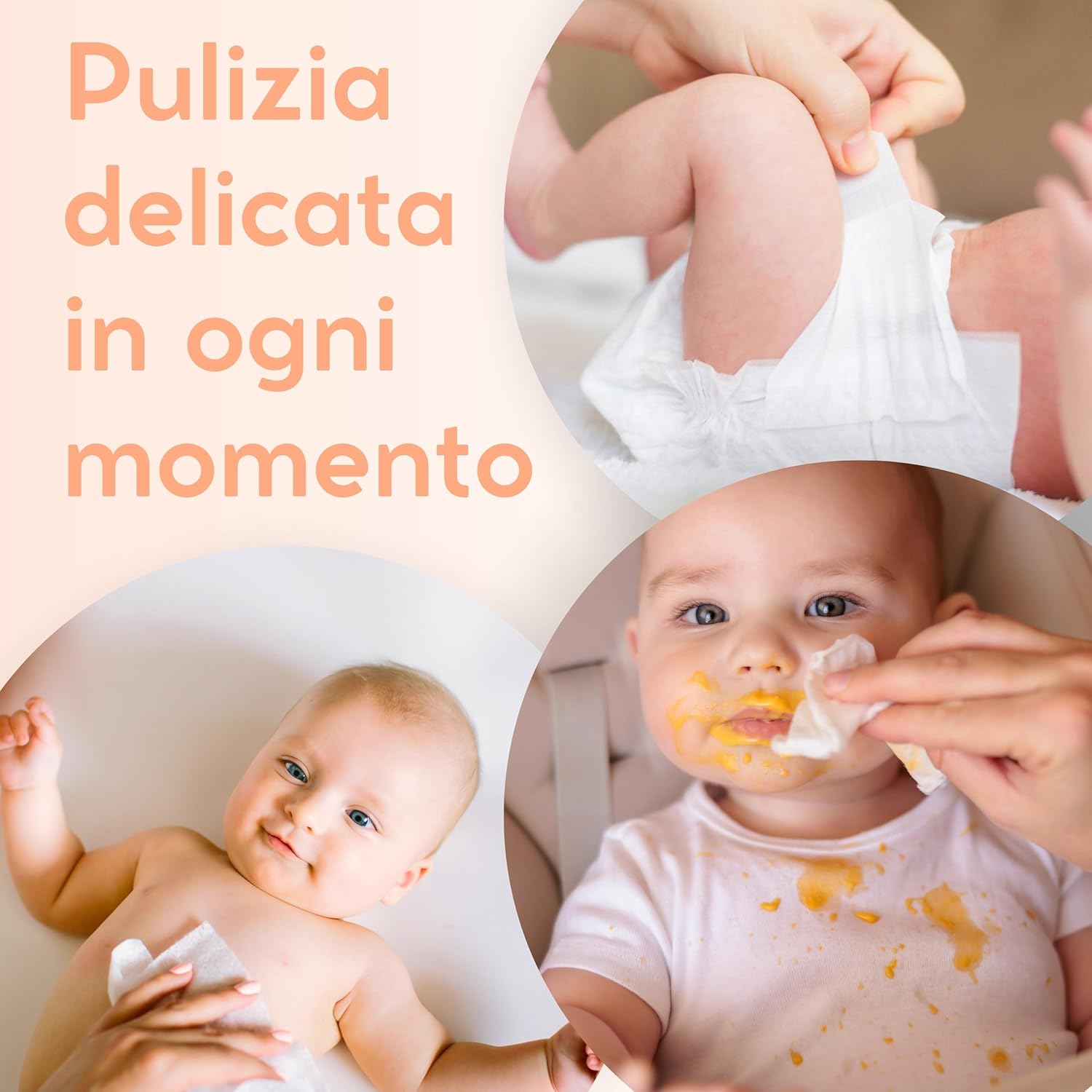 Salviette Baby con Acqua per Pelli Sensibili 1728pz - immagine 4