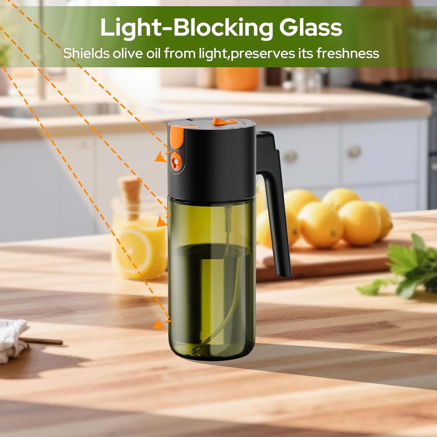 Spruzzino Olio 500 ml 2-in-1, Nero - immagine 4