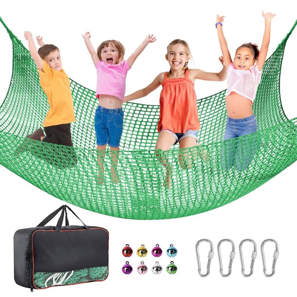 Rete da Arrampicata Anticaduta per Bambini (Verde, 2x3m)