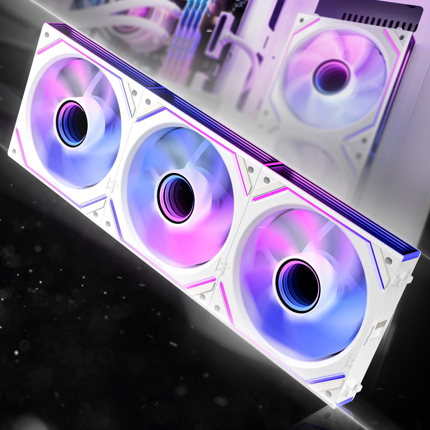 Asiahorse DAWN Pro RGB - Ventola PC 120mm ARGB 3 pezzi - immagine 1