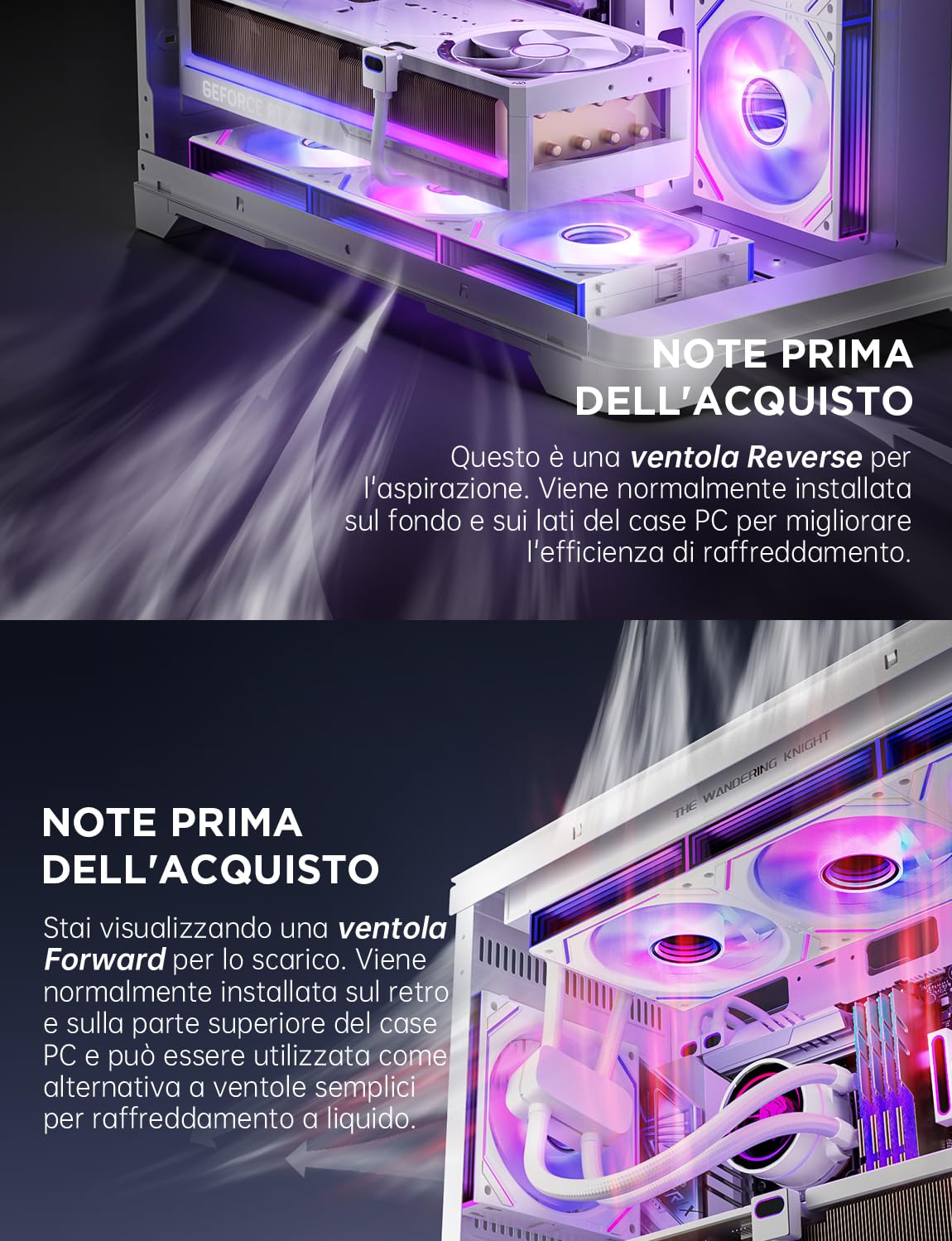 Asiahorse DAWN Pro RGB - Ventola PC 120mm ARGB 3 pezzi - immagine 2