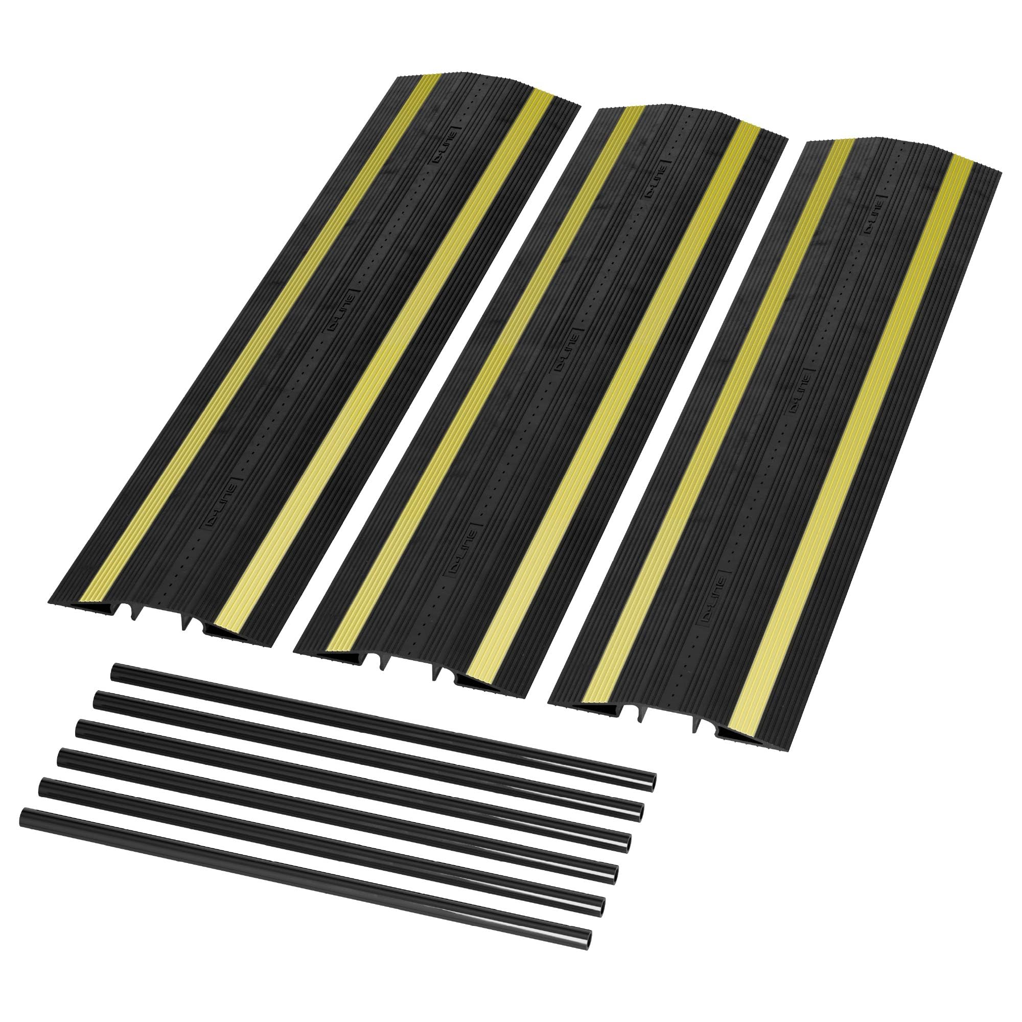 D-line Ultra Passacavi da Pavimento - 3x 1m