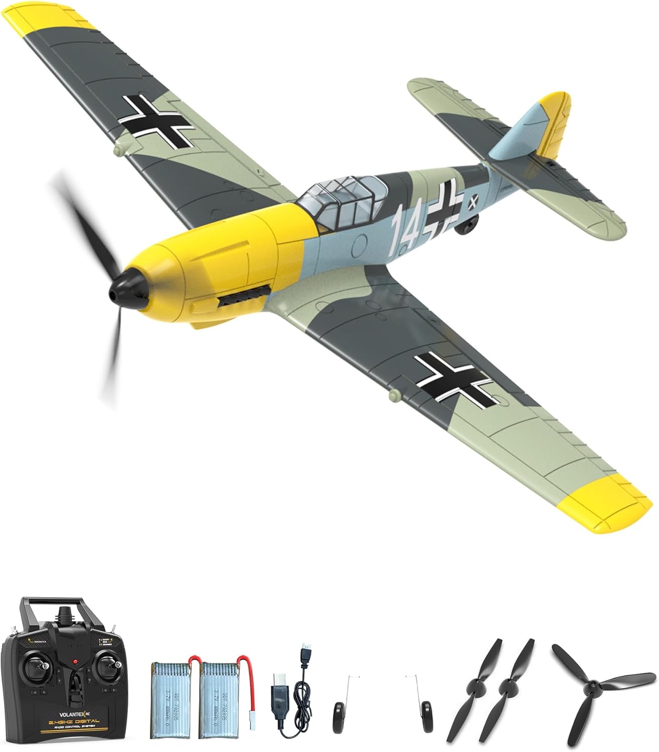 VOLANTEXRC Aereo RC BF109V2 4 Canali - immagine 1