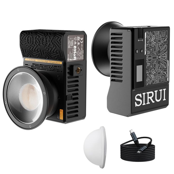 Sirui C60X 60W Lampada Video COB con Batteria 15000 mAh