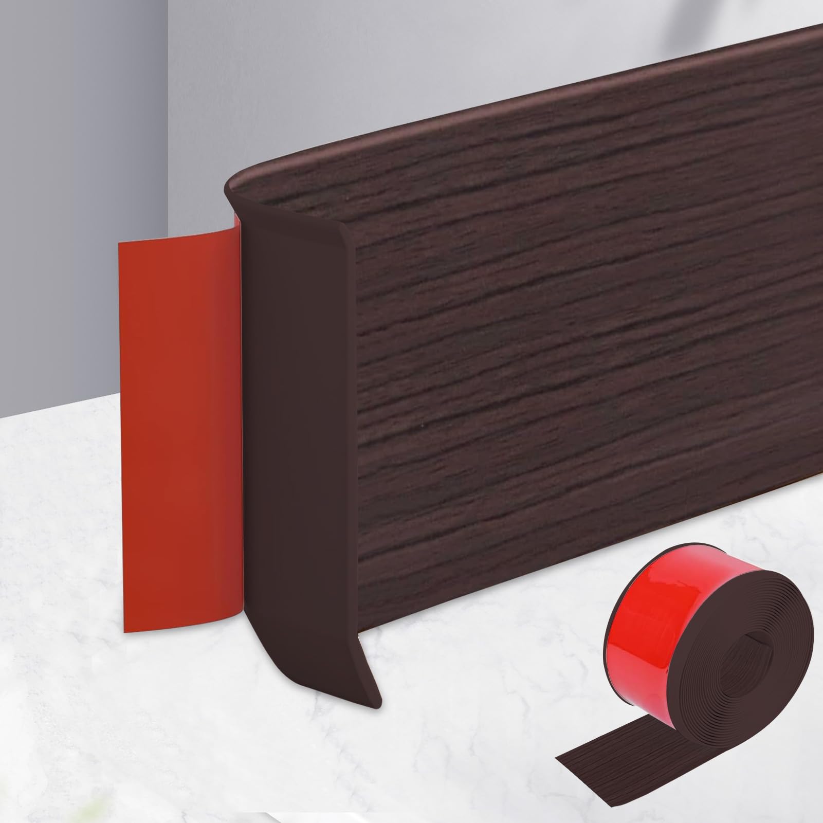 Battiscopa Autoadesivo in PVC Morbido 10cm