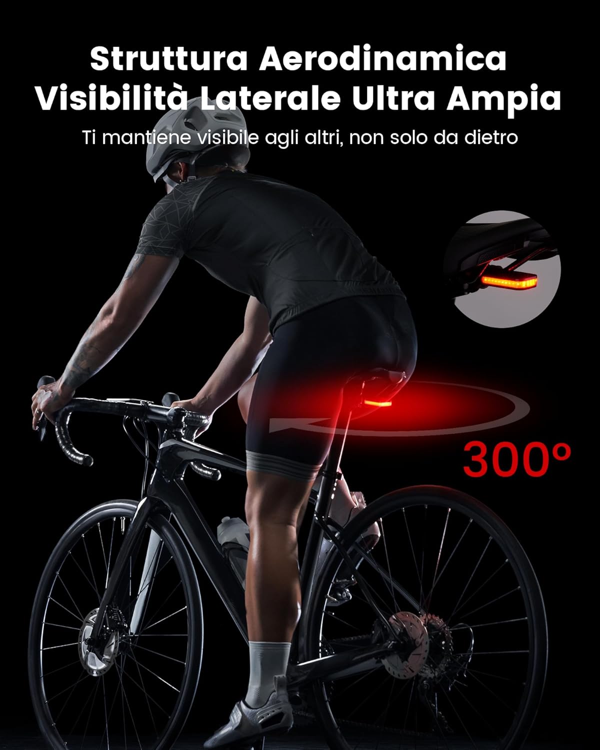 Ravemen CL01 - Luce Posteriore Bici 30 Lumen - immagine 2