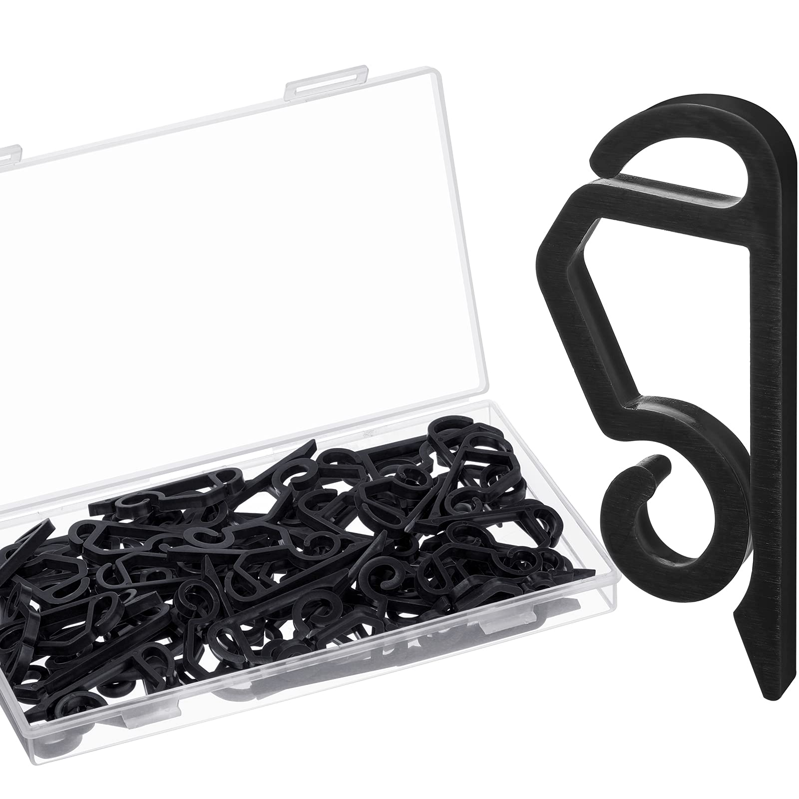 Marsui Clip di Luci Natalizie Ganci per Grondaie 60 pz