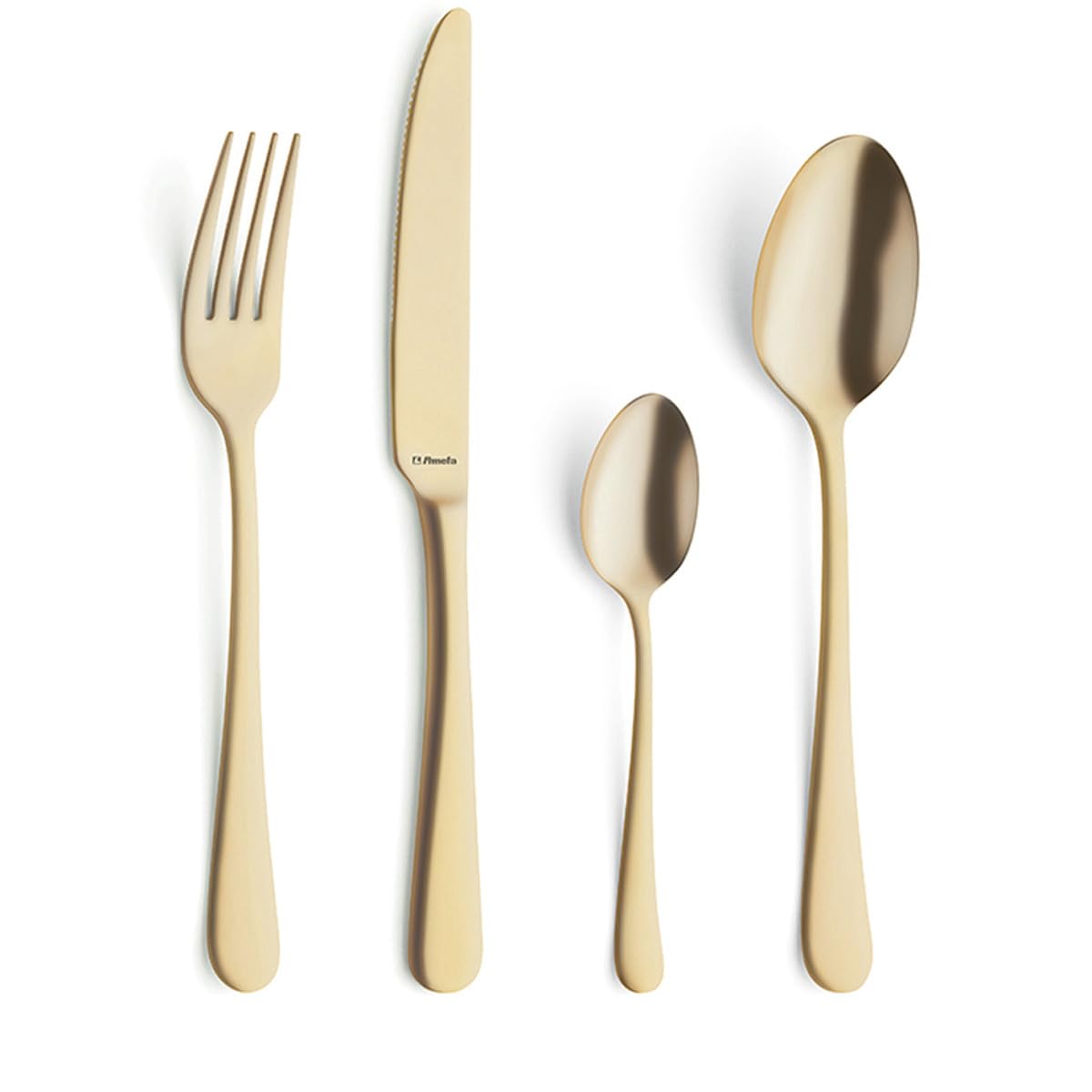 Amefa Austin - Set di posate da 24 pezzi, colore: oro opaco