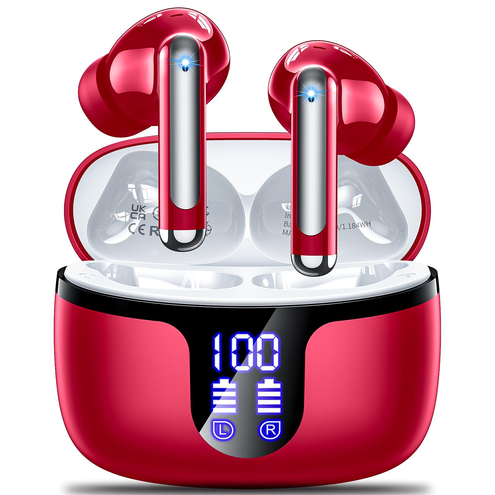 Auricolari Bluetooth 5.4 Senza Fili HiFi Stereo