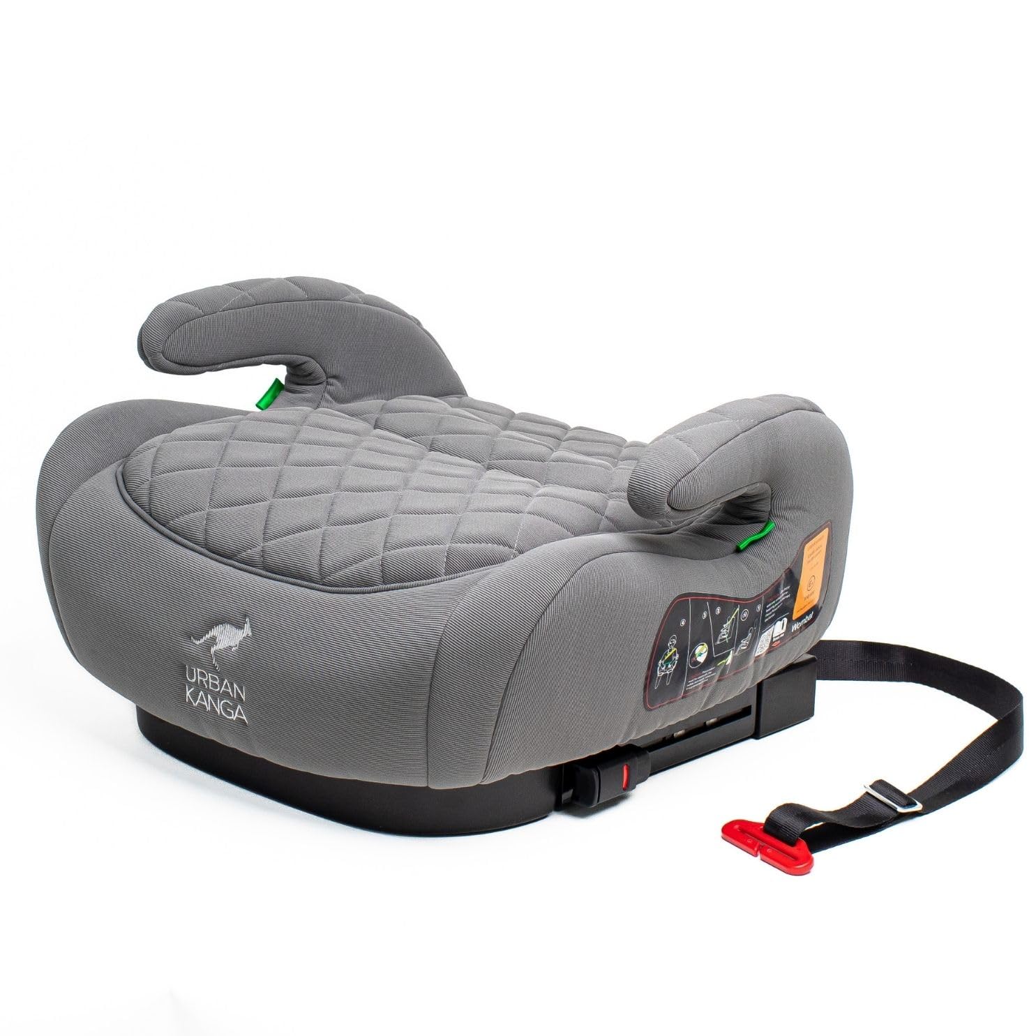 Urban Kanga Wombat Alzatina Auto Isofix Grigio Trapuntato