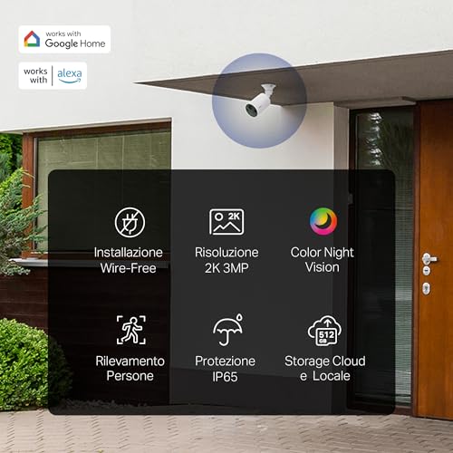 Tapo C410 Telecamera Wireless 2K 3MP Interni/Esterni - immagine 2