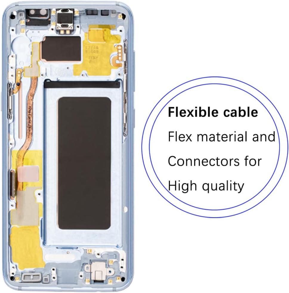Display LCD per Samsung Galaxy S8 (TFT G950F) Blu con Cornice - immagine 4