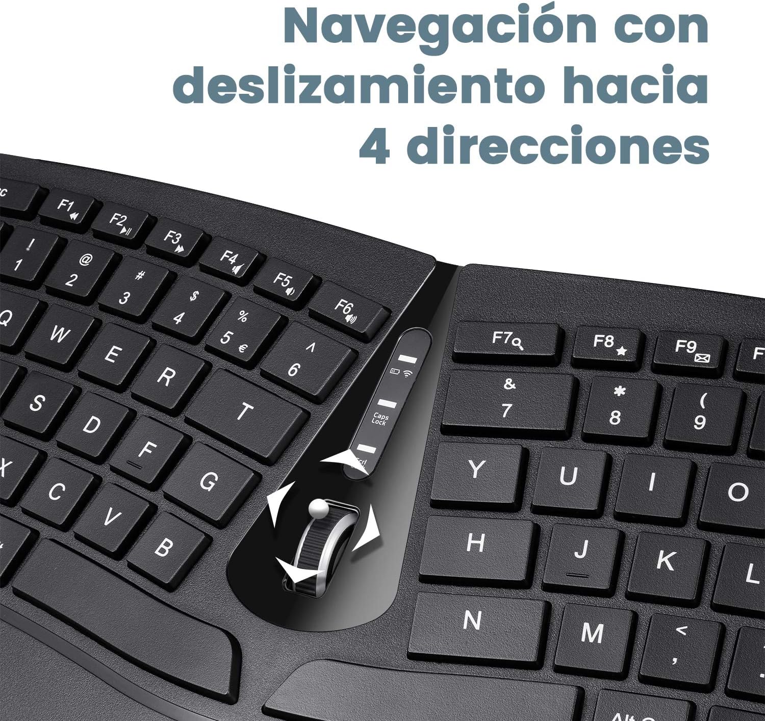 Perixx Periduo-606 - Set Tastiera Ergonomica e Mouse Wireless - immagine 4