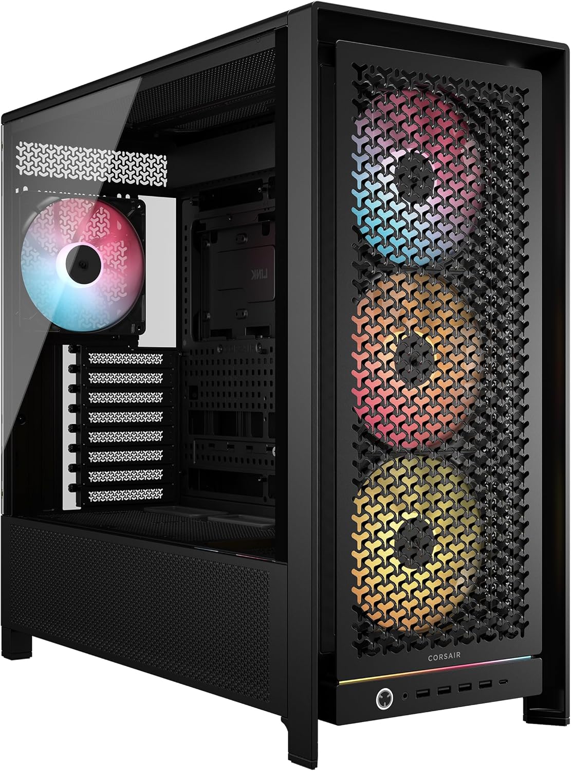 Corsair FRAME 5000D RS ARGB Mid-Tower PC Case, Nero - immagine 1