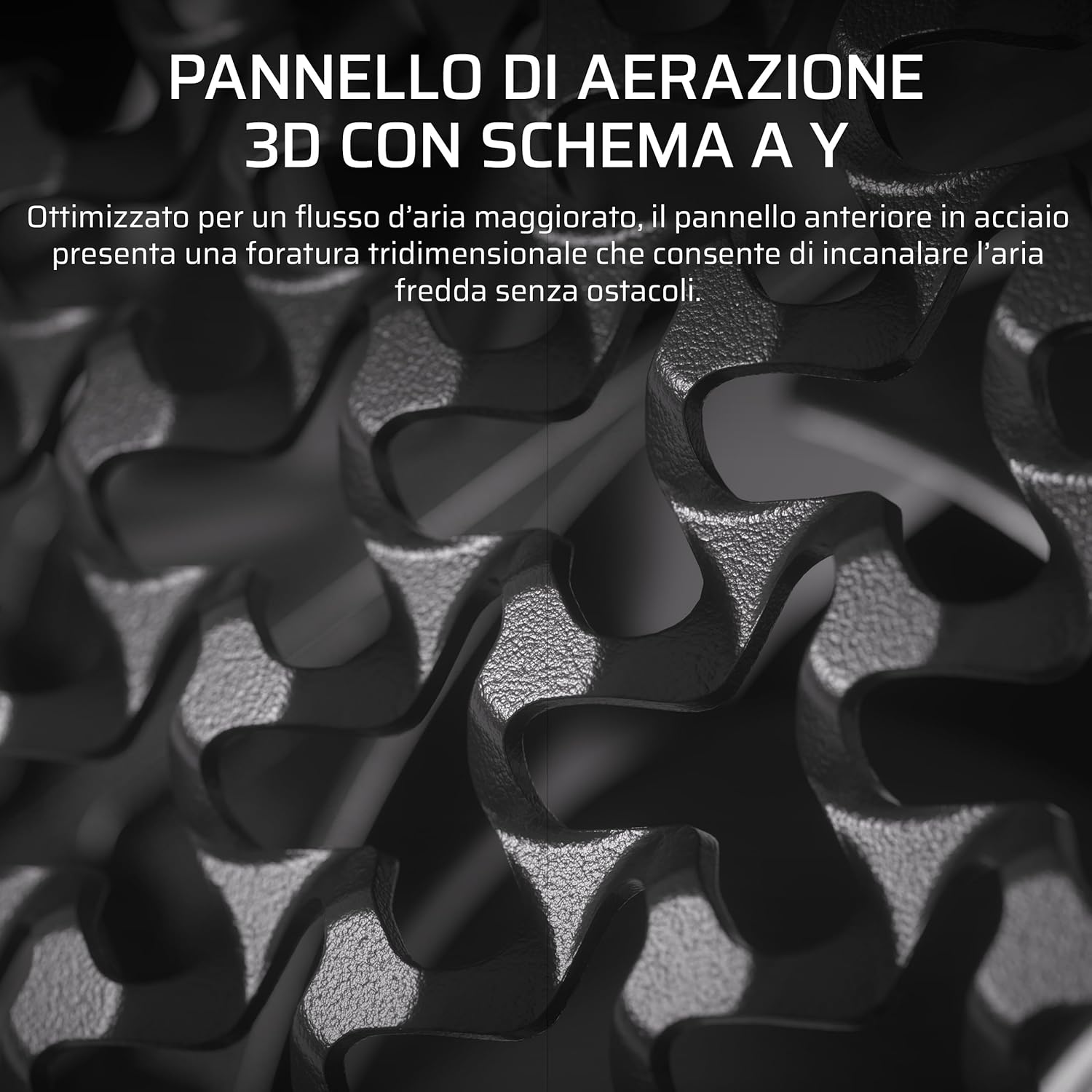 Corsair FRAME 5000D RS ARGB Mid-Tower PC Case, Nero - immagine 4