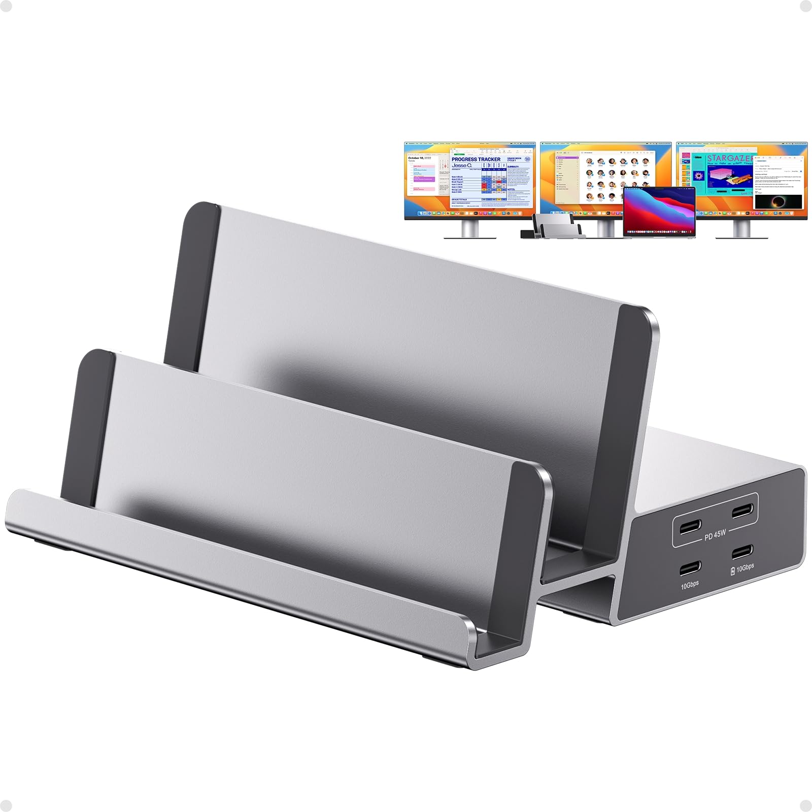 Docking Station Triple Display 19-in-1 con Dual Stand