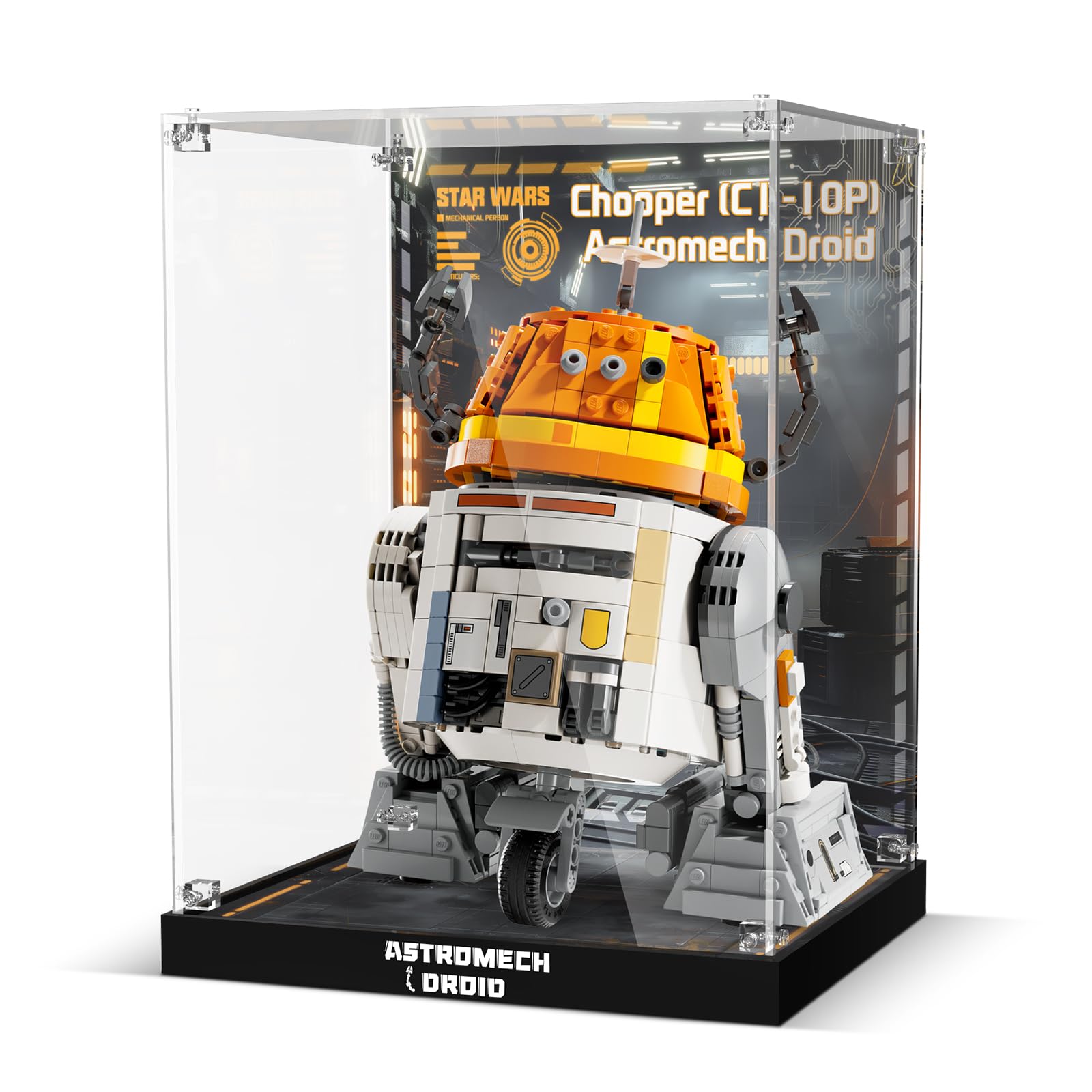 Vetrina Acrilica per Lego 75416 Chopper (C1-10P)