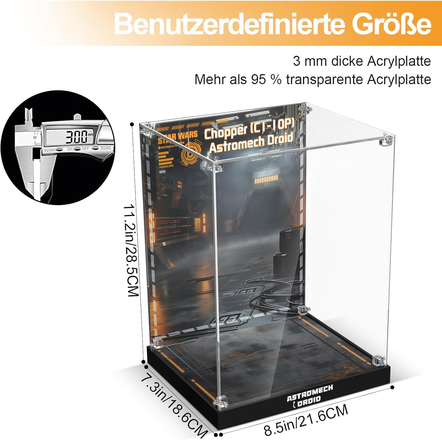 Vetrina Acrilica per Lego 75416 Chopper (C1-10P) - immagine 4