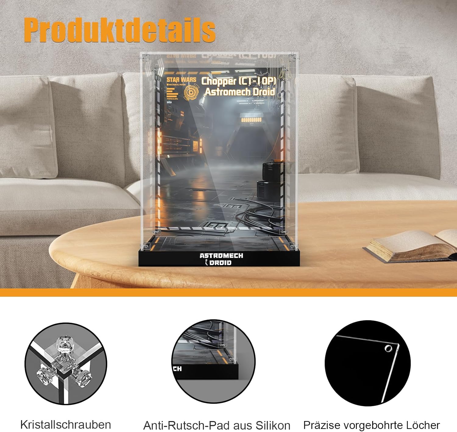 Vetrina Acrilica per Lego 75416 Chopper (C1-10P) - immagine 7