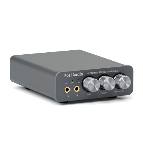 Fosi Audio K5 Pro Amplificatore Cuffie DAC USB-C Hi-Res