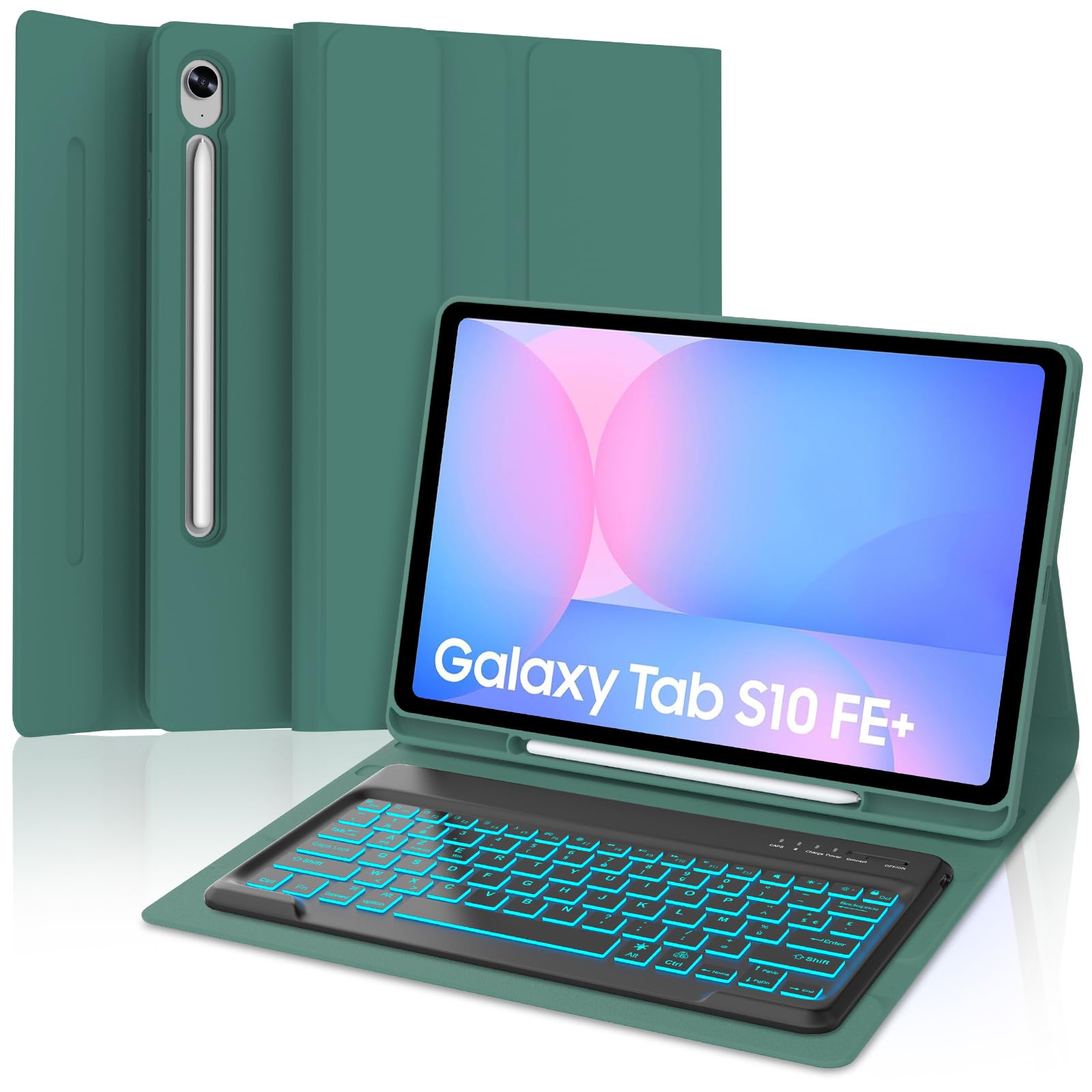 Custodia Tastiera AZERTY per Samsung Galaxy Tab S10 FE+ 13.1"