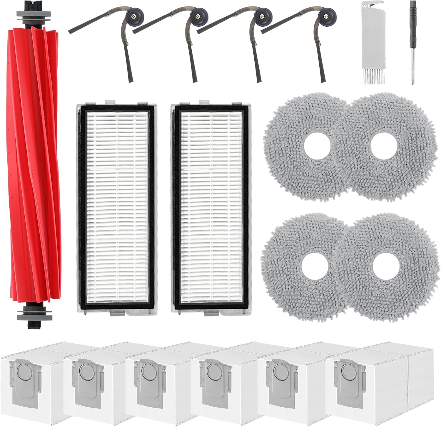 Accessori Ricambio per Roborock QV35A, QV35S, QR598, QR798 - immagine 1