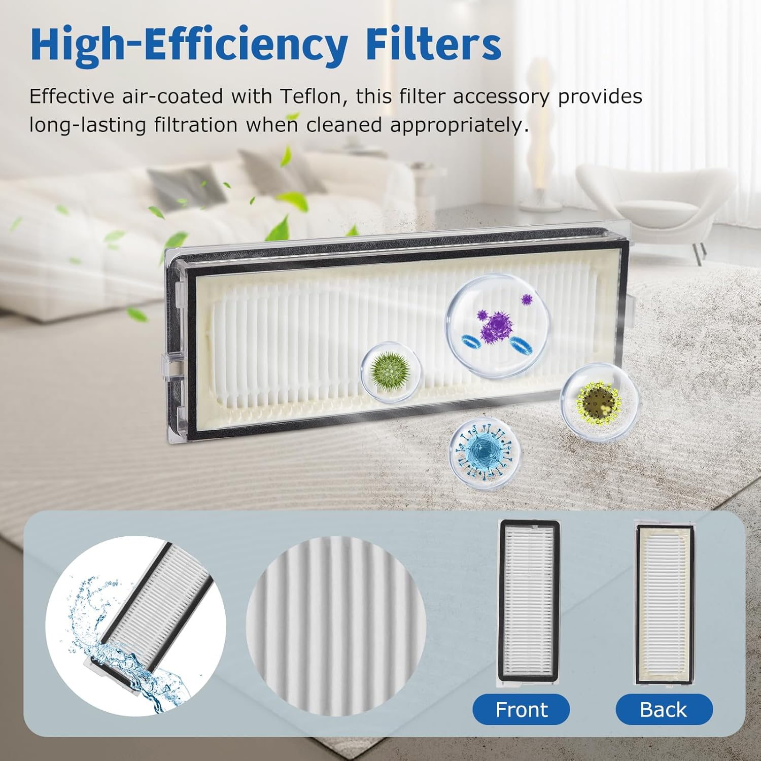 Accessori Ricambio per Roborock QV35A, QV35S, QR598, QR798 - immagine 4